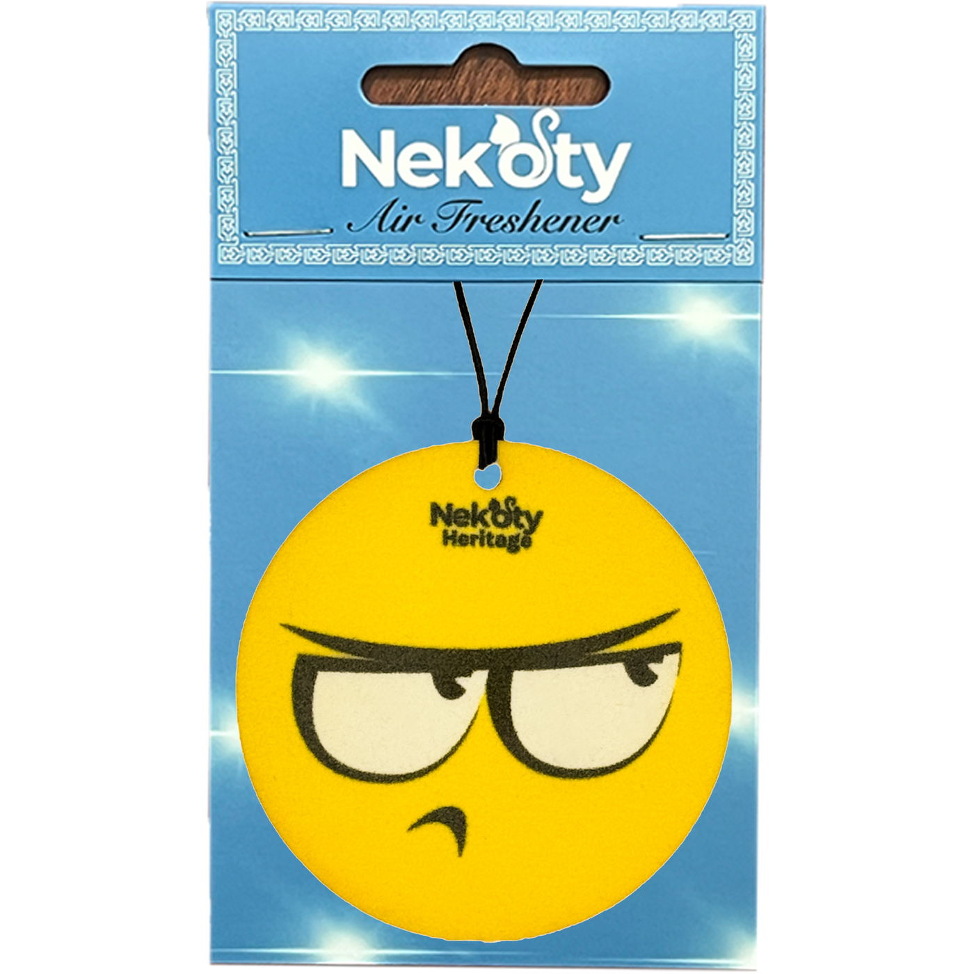 Annoyed Cute Face Emoji Hanging Air Fresheners