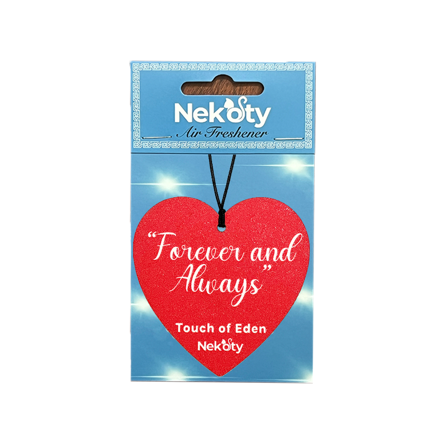 Heart Shaped Air Freshener - "Forever and Always"