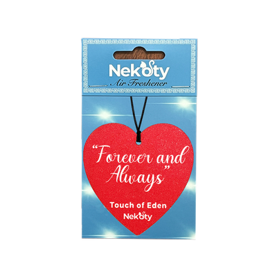 Heart Shaped Air Freshener - "Forever and Always"