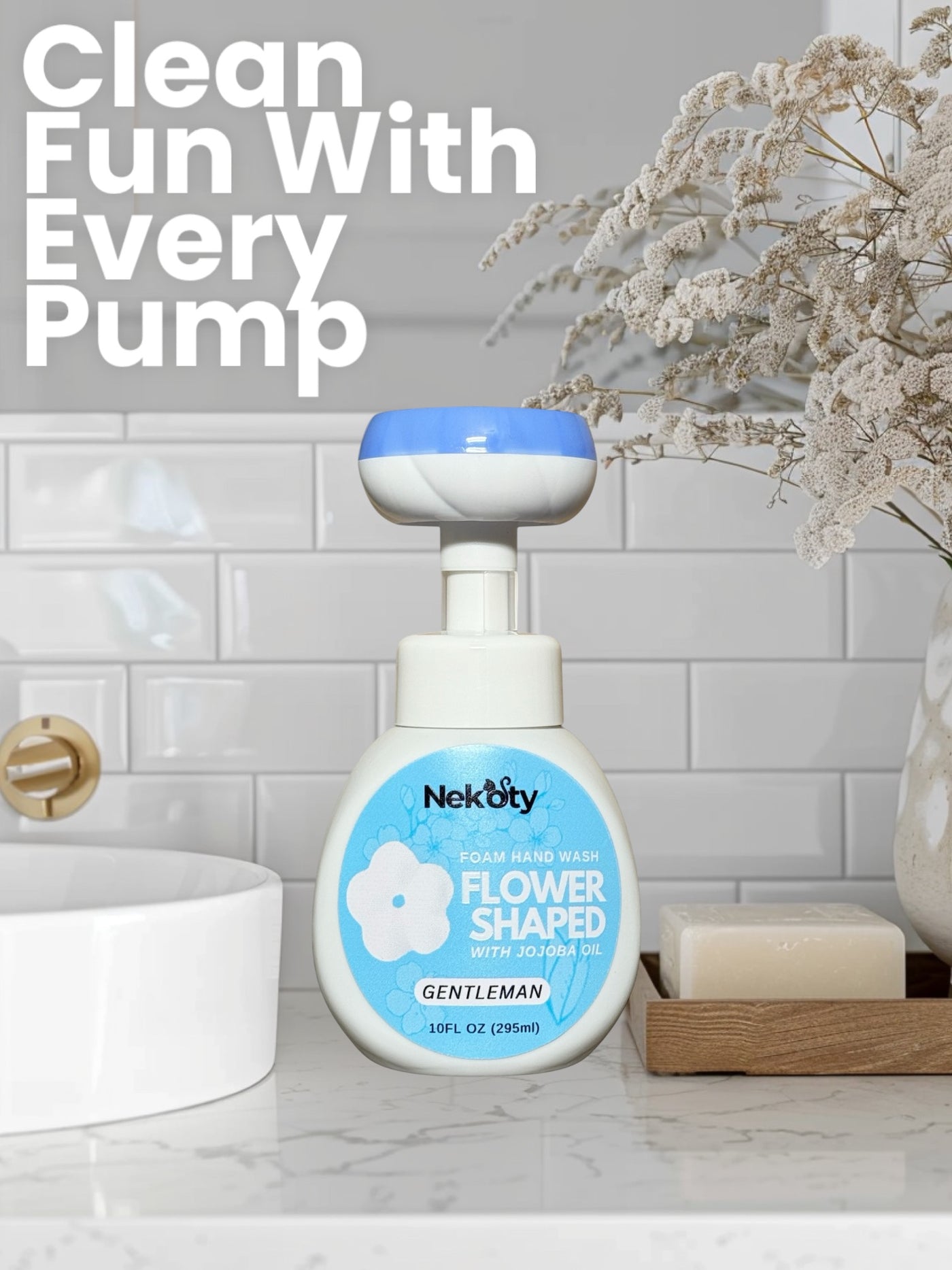 Flower Shaped Foam Hand Soap - Gentleman