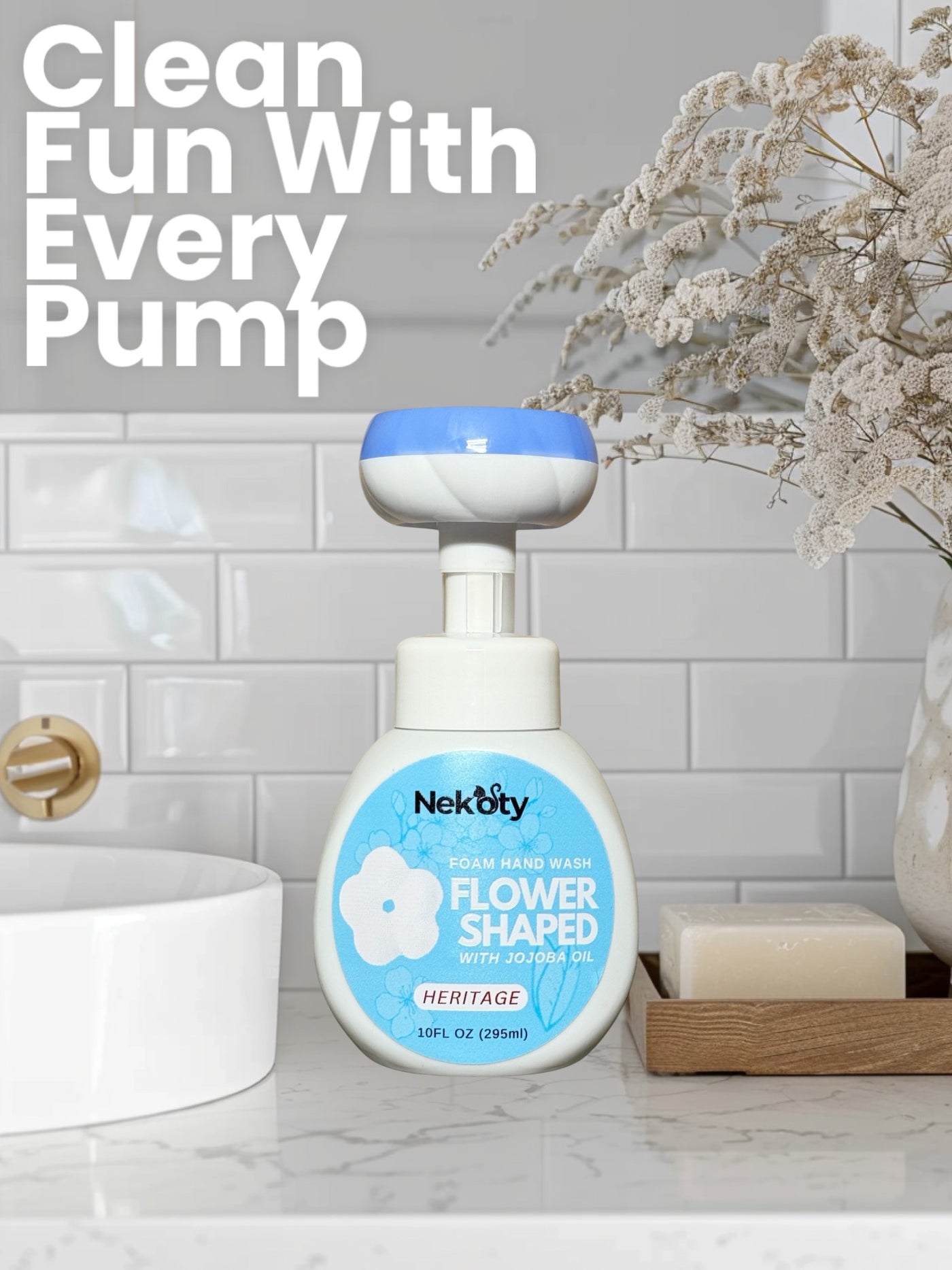 Flower Shaped Foam Hand Soap - Heritage