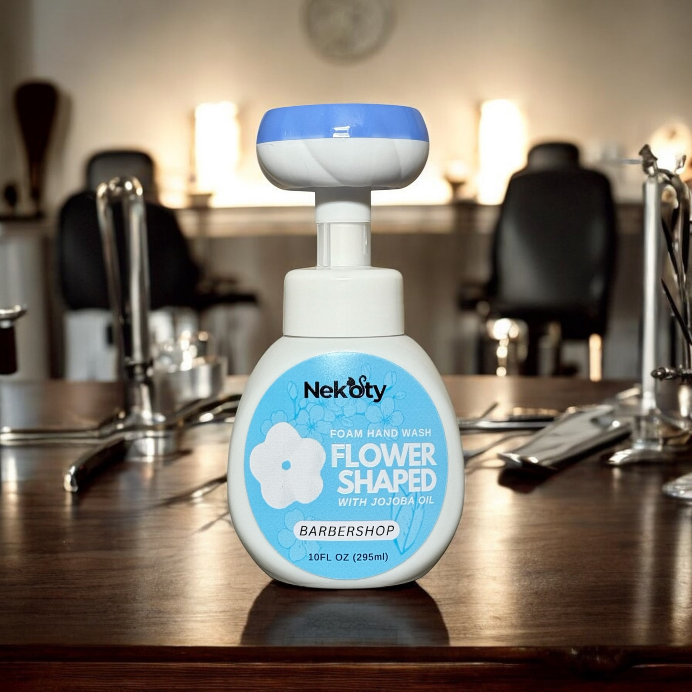 Flower Shaped Foam Hand Soap - Barbershop