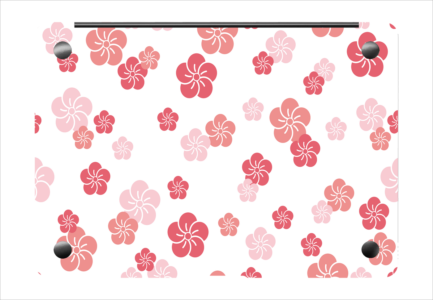 Floating Petals Textured Laptop Skin