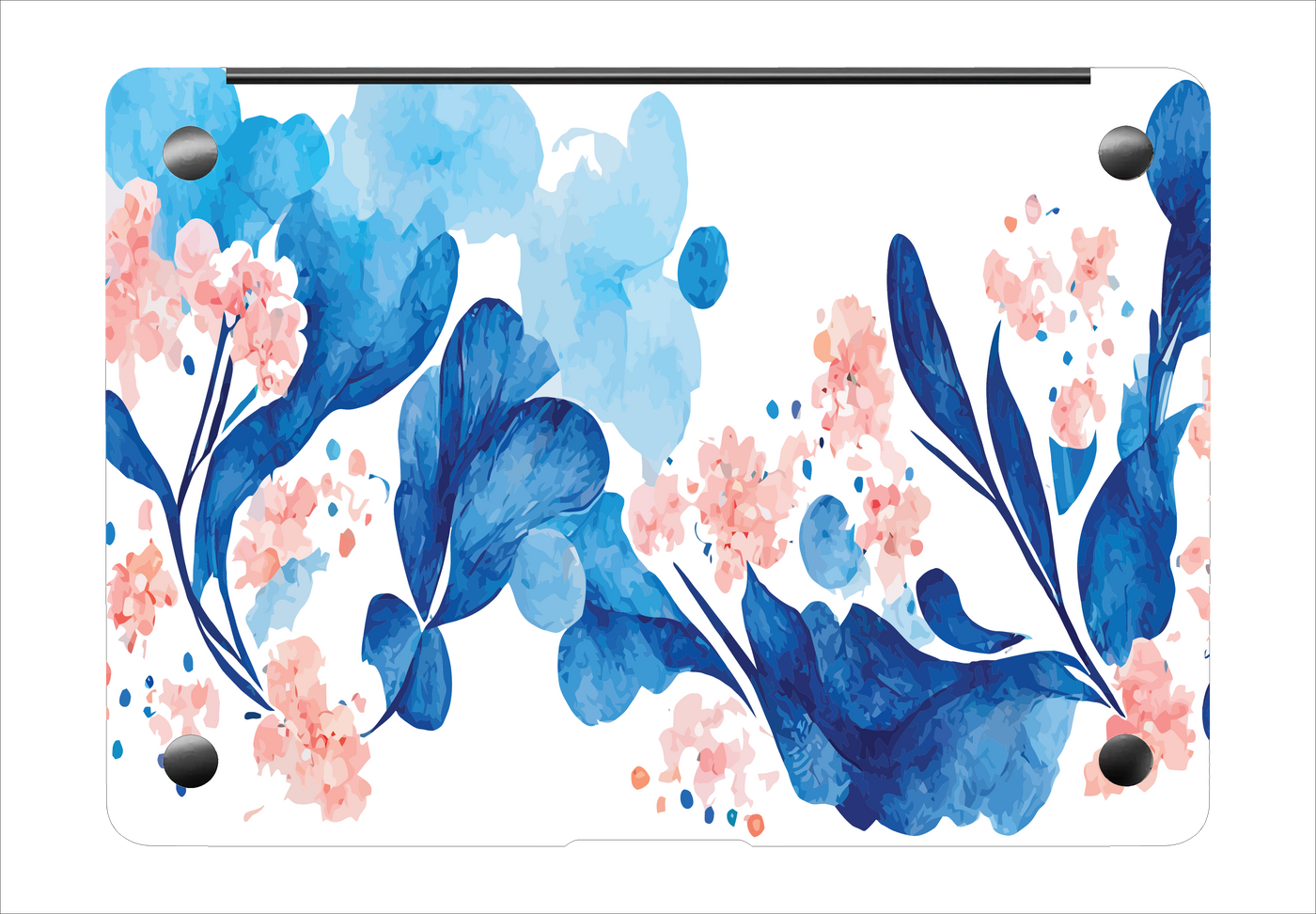 Painted Flower Textured Laptop Skin