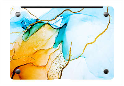 Fire & Ice Marble Textured Laptop Skin