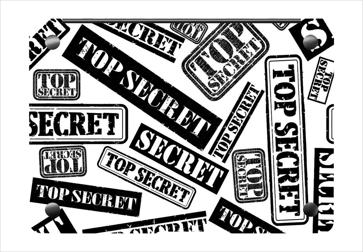 Top Secret Textured Laptop Skin