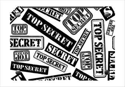 Top Secret Textured Laptop Skin