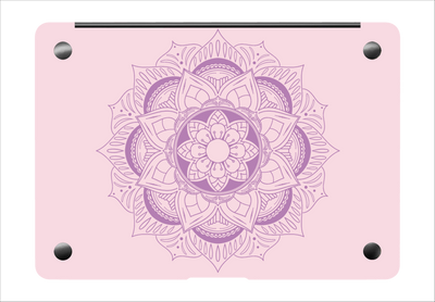 Purple Lotus Textured Laptop Skin