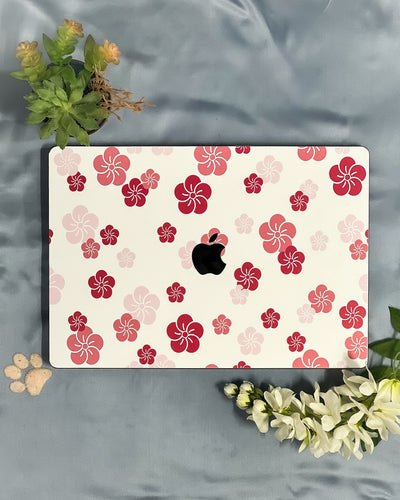 Floating Petals Textured Laptop Skin