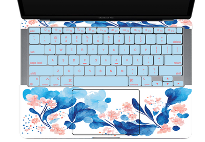 Painted Flower Textured Laptop Skin