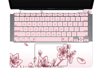 Cherry Blossoms Textured Laptop Skin