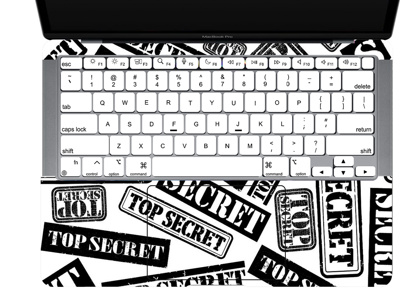 Top Secret Textured Laptop Skin