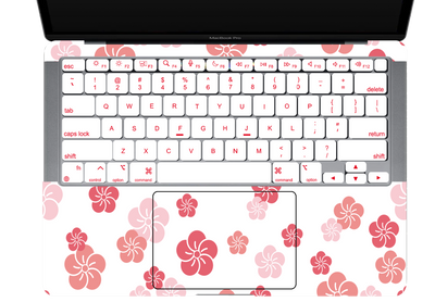 Floating Petals Textured Laptop Skin