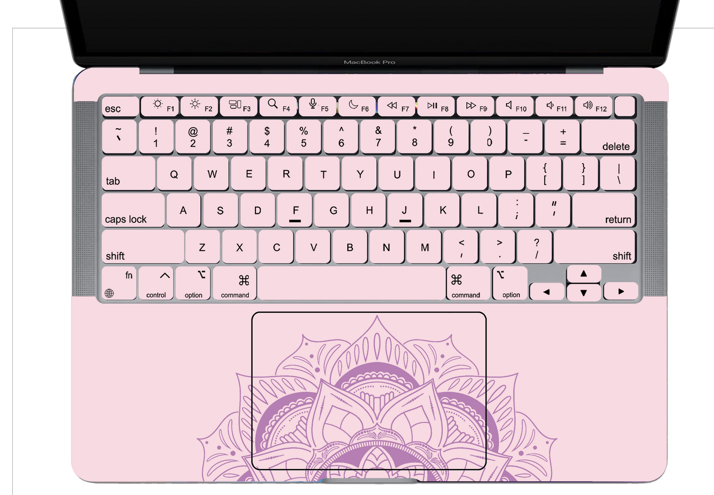 Purple Lotus Textured Laptop Skin