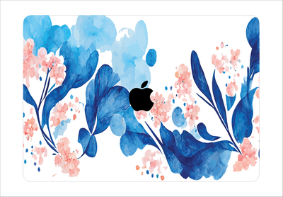 Painted Flower Textured Laptop Skin