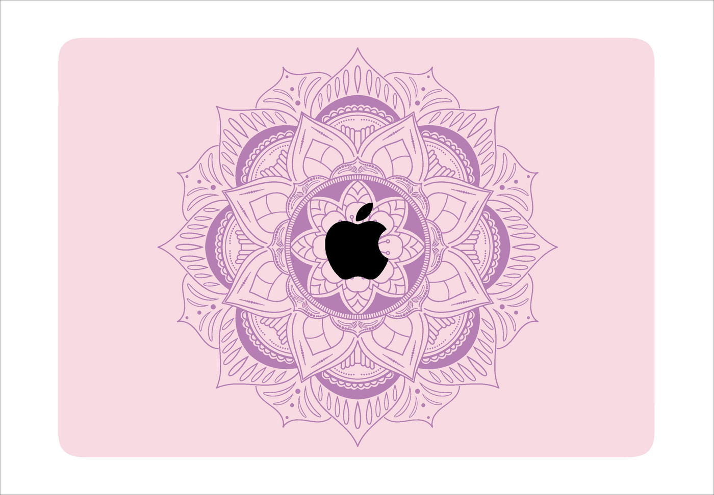 Purple Lotus Textured Laptop Skin