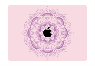 Purple Lotus Textured Laptop Skin