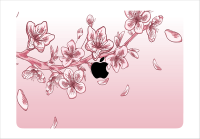 Cherry Blossoms Textured Laptop Skin