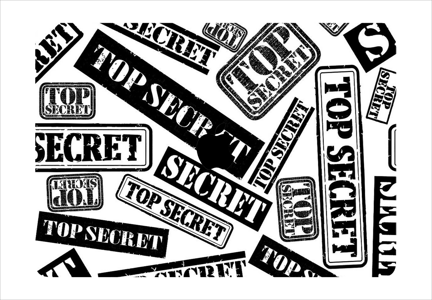 Top Secret Textured Laptop Skin
