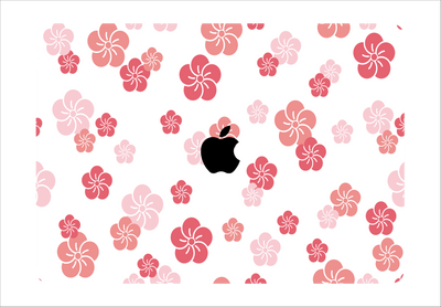 Floating Petals Textured Laptop Skin